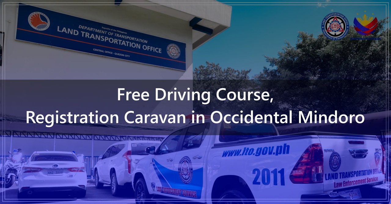 Free Driving Course, Registration Caravan in Occidental Mindoro