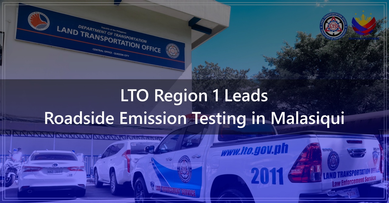 LTO Region 1 Leads Roadside Emission Testing in Malasiqui