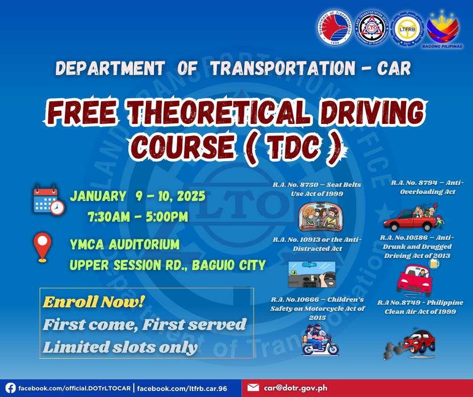 Free Theoretical Driving Course in Baguio