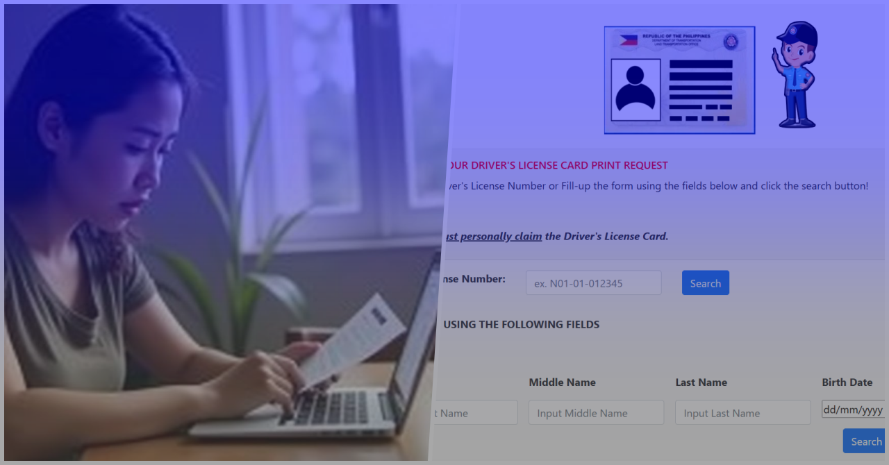 LTO-NCR Online DL Inquiry