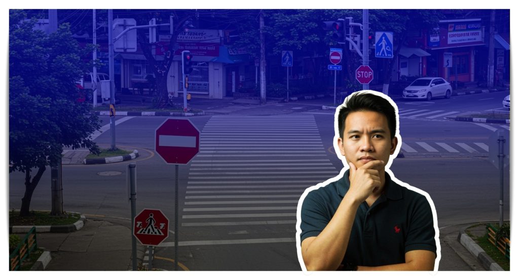 road signs for motorists and commuters